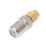 2 ชิ้น ตัวผู้ SMA เป็น ตัวเมีย F ตัวเชื่อมต่อ RF Coaxial, ตัวผู้ SMA เป็น ตัวเมีย F
