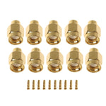 ขั้วต่อ RF SMA-JB3 SMA ชายเกลียวในและพินบัดกรีกึ่งแข็ง 20 ชิ้น, SMA-JB3