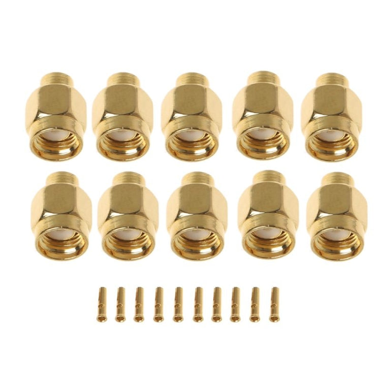 ขั้วต่อ RF SMA-JB3 SMA ชายเกลียวในและพินบัดกรีกึ่งแข็ง 20 ชิ้น, SMA-JB3