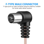 เสาอากาศ FM Dipole ตัวเมีย 2 เมตร พร้อมขั้วต่อปลั๊ก สเตอริโอ เครื่องรับวิทยุ, เสาอากาศ FM Dipole