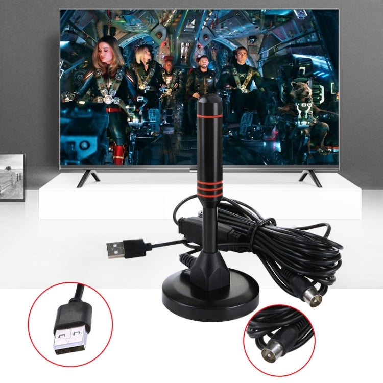 เสาอากาศทีวีความแรงสูง 22dBi สำหรับ DVB-T / USB TV Tuner พร้อมแอมพลิฟายเออร์ บูสเตอร์ HDTV แบบพกพา, 22dBi DVB-T / USB