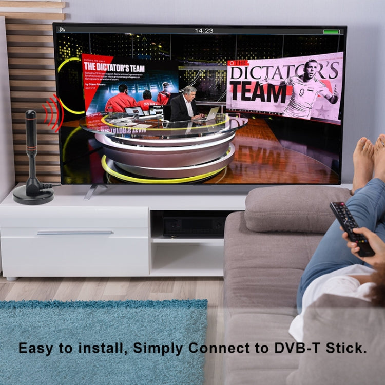 เสาอากาศทีวีความแรงสูง 22dBi สำหรับ DVB-T / USB TV Tuner พร้อมแอมพลิฟายเออร์ บูสเตอร์ HDTV แบบพกพา, 22dBi DVB-T / USB