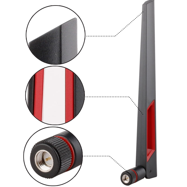 เสาอากาศ WiFi 2.4G / 5G SMA ชาย 12dBi สำหรับเราเตอร์เครือข่าย, 12dBi SMA