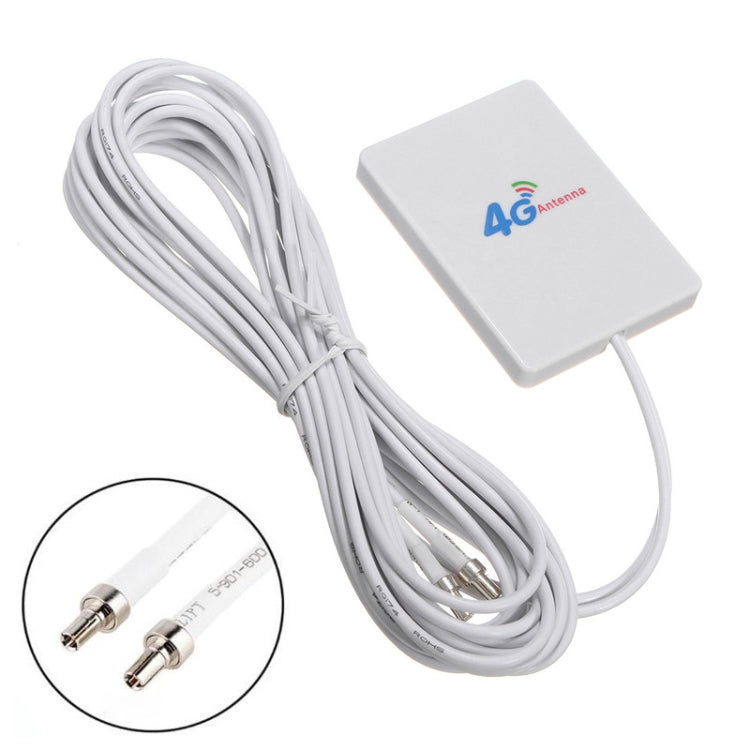 เสาอากาศ 4G 28dBi พร้อมขั้วต่อ CRC9 ชาย สำหรับเราเตอร์ 4G LTE FDD/TDD, CRC9 ชาย