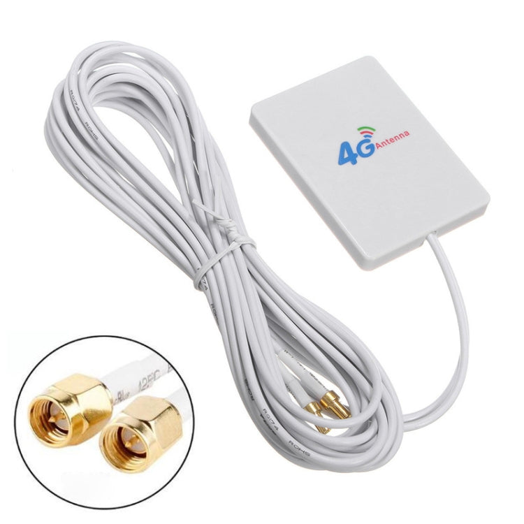 เสาอากาศ 4G 28dBi พร้อมขั้วต่อ SMA ชาย สำหรับเราเตอร์ 4G LTE FDD/TDD, SMA ชาย