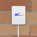 เสาอากาศ 4G 28dBi พร้อมขั้วต่อ SMA ชาย สำหรับเราเตอร์ 4G LTE FDD/TDD, SMA ชาย