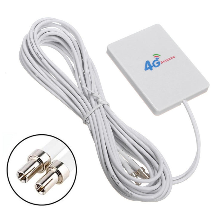 เสาอากาศ 4G 28dBi พร้อมขั้วต่อ TS9 ตัวผู้ สำหรับเราเตอร์ 4G LTE FDD/TDD, TS9 ตัวผู้