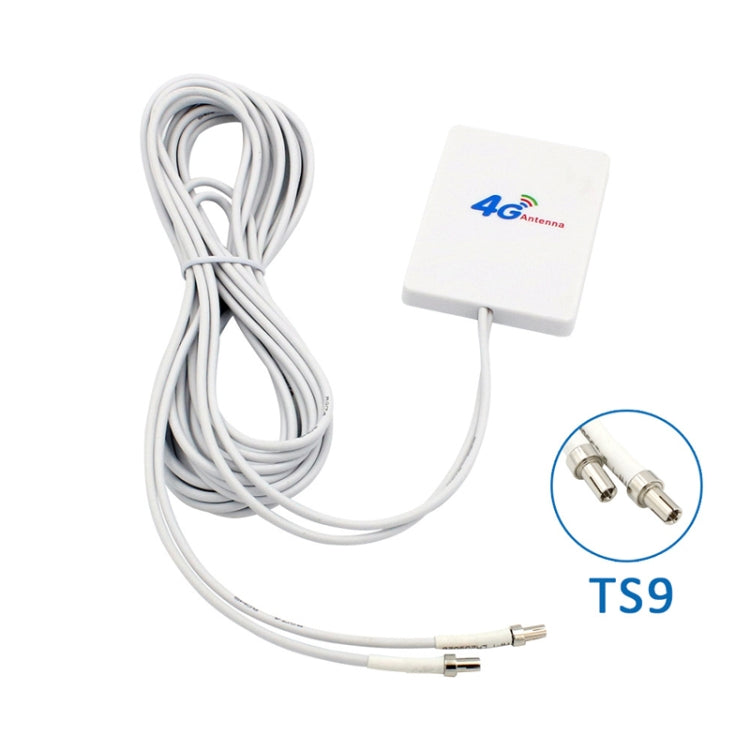 เสาอากาศ 4G 28dBi พร้อมขั้วต่อ TS9 ตัวผู้ สำหรับเราเตอร์ 4G LTE FDD/TDD, TS9 ตัวผู้