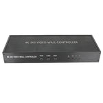 NK-BT88 คอนโทรลเลอร์วิดีโอวอลล์ HDMI 4K 3X3 พร้อมรีโมทคอนโทรล ปลั๊ก EU