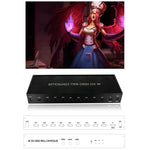 NK-BT88 คอนโทรลเลอร์วิดีโอวอลล์ HDMI 4K 3X3 พร้อมรีโมทคอนโทรล ปลั๊ก EU