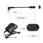 สายชาร์จอะแดปเตอร์ USB-C / Type-C เป็น 4.0 x 1.35 มม., 4.0 x 1.35 มม.