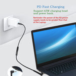 สายชาร์จอะแดปเตอร์ USB-C / Type-C เป็น 4.0 x 1.35 มม., 4.0 x 1.35 มม.