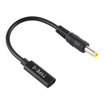 สายชาร์จอะแดปเตอร์ DP USB-C / Type-C เป็น 5.5 x 2.5 มม.
