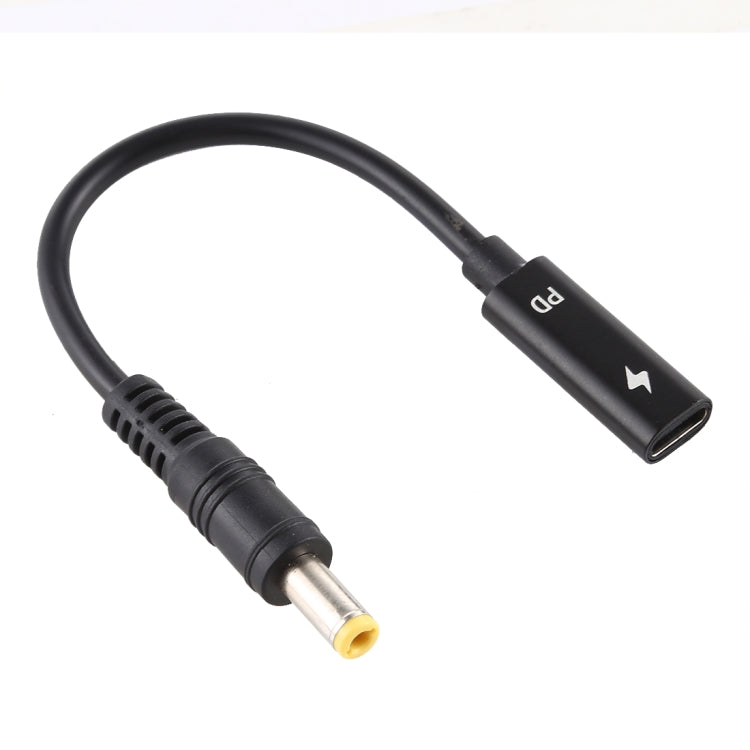 สายชาร์จอะแดปเตอร์ DP USB-C / Type-C เป็น 5.5 x 2.5 มม.