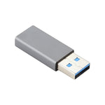 อะแดปเตอร์แปลงปลั๊ก USB-C / Type-C ตัวเมียเป็น USB 3.0 ตัวผู้ 10Gbps สำหรับซิงค์ข้อมูล, Type-C ตัวเมียเป็น USB 3.0