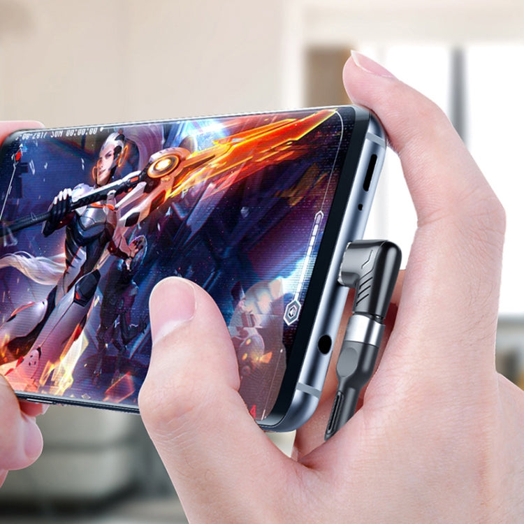 X20 อะแดปเตอร์ชาร์จแม่เหล็ก 120W PD USB-C / Type-C ตัวเมียถึง USB-C / Type-C แบบข้อศอก