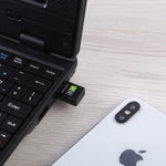 อะแดปเตอร์ WiFi USB 2.0 แบบสองย่านความถี่ 2.4GHz & 5GHz ความเร็ว AC600Mbps พร้อมไดรเวอร์ฟรี, AC600Mbps