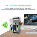 อะแดปเตอร์ WiFi USB 2.0 แบบสองย่านความถี่ 2.4GHz & 5GHz ความเร็ว AC600Mbps พร้อมไดรเวอร์ฟรี, AC600Mbps