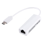 การ์ดเครือข่ายอีเธอร์เน็ตอะแดปเตอร์ USB-C / Type-C 10 / 100 Mbps รุ่น KY-RTL8152B, USB Type-C 100Mbps