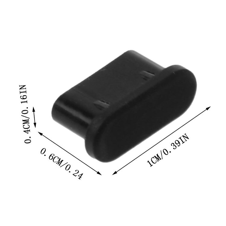 ปลั๊กซิลิโคนกันฝุ่น 20 ชิ้น สำหรับพอร์ต USB-C / Type-C