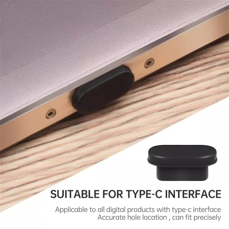 ปลั๊กซิลิโคนกันฝุ่น 20 ชิ้น สำหรับพอร์ต USB-C / Type-C
