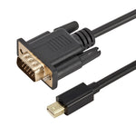 สายแปลง Mini DP เป็น VGA ความยาวสาย 1.8 ม., Mini DP เป็น VGA