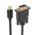 สายแปลง Mini DP เป็น VGA ความยาวสาย 1.8 ม., Mini DP เป็น VGA