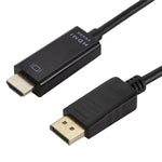 สายแปลง 4K x 2K DP เป็น HDMI ความยาวสาย: 1.8m, 4K x 2K DP เป็น HDMI สีดำ, 4K x 2K DP เป็น HDMI สีขาว