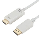 สายแปลง 4K x 2K DP เป็น HDMI ความยาวสาย: 1.8m, 4K x 2K DP เป็น HDMI สีดำ, 4K x 2K DP เป็น HDMI สีขาว