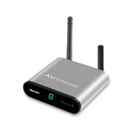 Measy AV240 ชุดส่งและรับสัญญาณเสียง/วิดีโอไร้สาย 2.4GHz พร้อมฟังก์ชันส่งสัญญาณอินฟราเรดกลับ, ระยะส่งสัญญาณ: 400 ม., AV240 สีเงิน