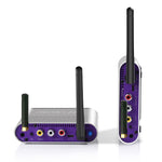 Measy AV240 ชุดส่งและรับสัญญาณเสียง/วิดีโอไร้สาย 2.4GHz พร้อมฟังก์ชันส่งสัญญาณอินฟราเรดกลับ, ระยะส่งสัญญาณ: 400 ม., AV240 สีเงิน