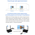 Measy HD585 ชุดส่งสัญญาณ HD AV ไร้สาย 5.8GHz พร้อมฟังก์ชันส่งสัญญาณอินฟราเรดกลับ, ระยะส่งสัญญาณ: 350 ม.
