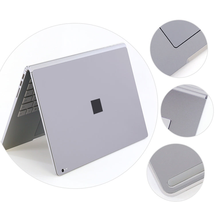 ชุดสติกเกอร์ฟิล์มป้องกันเปลือกโน้ตบุ๊ก 4 in 1 สำหรับ Microsoft Surface Book 2 ขนาด 15 นิ้ว