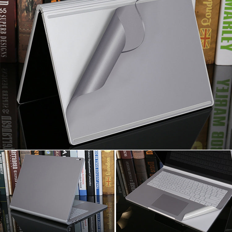 ชุดสติกเกอร์ฟิล์มป้องกันเปลือกโน้ตบุ๊ก 4 in 1 สำหรับ Microsoft Surface Book 2 ขนาด 15 นิ้ว