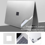 ชุดสติกเกอร์ฟิล์มป้องกันเปลือกโน้ตบุ๊ก 4 in 1 สำหรับ Microsoft Surface Laptop 3 ขนาด 15 นิ้ว สำหรับ Surface Laptop 3 ขนาด 15 นิ้ว