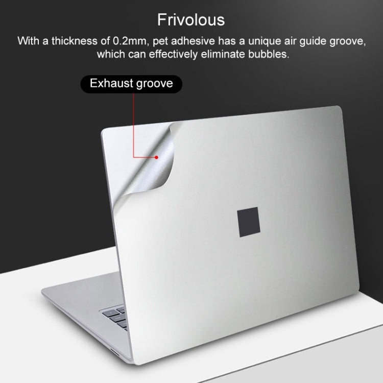 ชุดสติกเกอร์ฟิล์มป้องกันเปลือกโน้ตบุ๊ก 4 in 1 สำหรับ Microsoft Surface Laptop 3 ขนาด 15 นิ้ว สำหรับ Surface Laptop 3 ขนาด 15 นิ้ว
