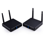Measy FHD686-2 ชุดขยายสัญญาณมัลติมีเดีย HD 1080P 3D ไร้สาย 2.4GHz / 5.8GHz, 1 ตัวส่ง + 2 ตัวรับ, ระยะส่งสัญญาณ: 200 ม., FHD686-2 (ปลั๊ก UK), FHD686-2 (ปลั๊ก US), FHD686-2 (ปลั๊ก AU), FHD686-2 (ปลั๊ก EU)
