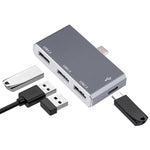 อะแดปเตอร์ USB-C / Type-C เป็น OTG 4 พอร์ต Type-C USB 3.0 USB 2.0 HUB