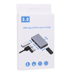 อะแดปเตอร์ USB-C / Type-C เป็น OTG 4 พอร์ต Type-C USB 3.0 USB 2.0 HUB