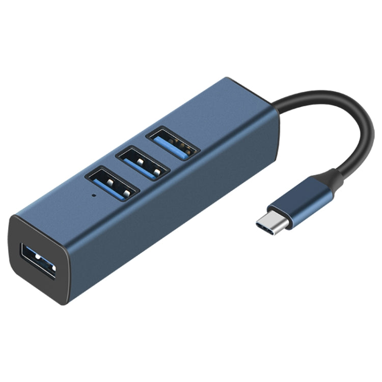 RDS 6307-4 อะแดปเตอร์ฮับ 4 ใน 1 USB-C / Type-C เป็น USB3.0 + USB2.0 3 พอร์ต, 6307-4