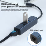 RDS 6307-4 อะแดปเตอร์ฮับ 4 ใน 1 USB-C / Type-C เป็น USB3.0 + USB2.0 3 พอร์ต, 6307-4