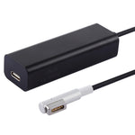AnyWatt อะแดปเตอร์แปลงสายชาร์จ USB-C / Type-C ตัวเมียเป็น 5 Pin MagSafe 1 ตัวผู้ แบบ L สำหรับ MacBook, 85W สีดำ, 85W สีขาว