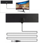 เสาอากาศทีวีดิจิตอล HDTV กำไรสูง 28dBi ระยะ 25 ไมล์ สำหรับในและนอกอาคาร พร้อมสายโคแอกเชียล 3.7 เมตรและอะแดปเตอร์ IEC, 25 ไมล์ 28dBi
