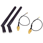 เสาอากาศพับ 2.4G พร้อมสัญญาณ IPX 5dBi แบบเสาอากาศคู่, 5dBi