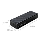 ORICO M2PVC3-G20-GY-BP เคส SSD M.2 NVMe USB3.2 20Gbps, M2PVC3-G20-GY-BP