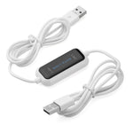 สายเชื่อมต่อข้อมูล USB PC ถึง PC ความเร็วสูงสำหรับแชร์ข้อมูลออนไลน์ ความยาว: 1.75m