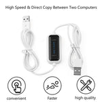สายเชื่อมต่อข้อมูล USB PC ถึง PC ความเร็วสูงสำหรับแชร์ข้อมูลออนไลน์ ความยาว: 1.75m