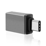 อะแดปเตอร์ข้อมูล/ชาร์จ USB-C / Type-C 3.1 ชาย เป็น USB 3.0 หญิง อะลูมิเนียมอัลลอย