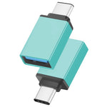 อะแดปเตอร์ข้อมูล/ชาร์จ USB-C / Type-C 3.1 ชาย เป็น USB 3.0 หญิง อะลูมิเนียมอัลลอย