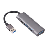 U-811 HUB Docking Station 4 in 1 USB 3.0 เป็น 3 USB 3.0 + USB-C / Type-C, U-811